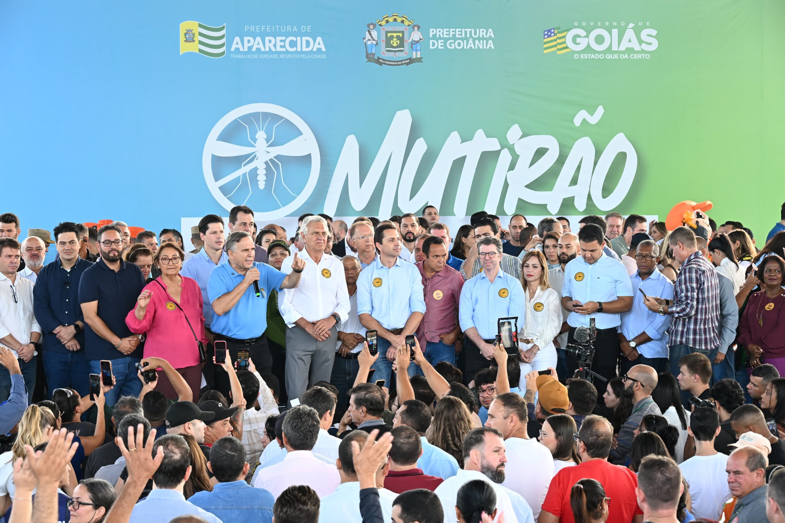 Governo de Goiás e prefeituras de Goiânia e Aparecida de Goiânia lançam mutirão contra a dengue