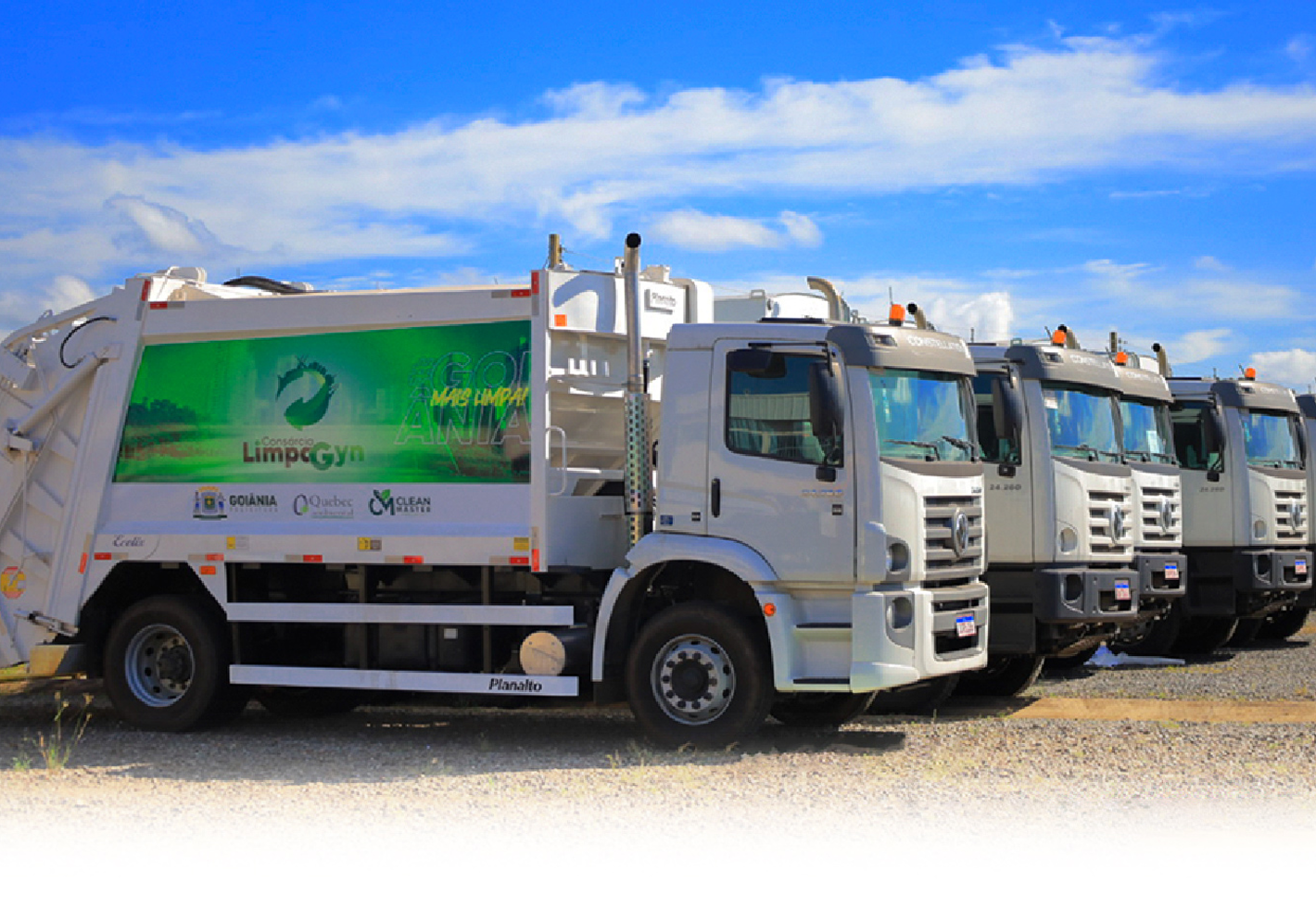 Caminhões de limpeza urbana
