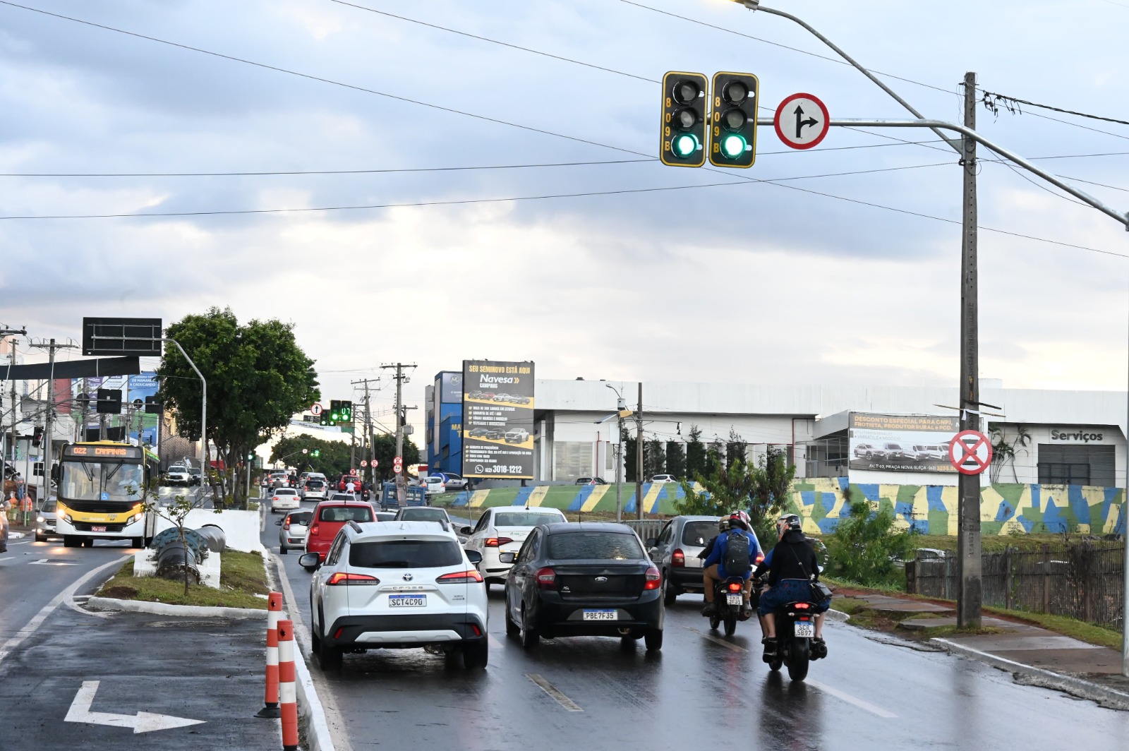 Goiânia reduz em 30,5% tempo de percurso no Corredor Mutirão/Castelo Branco com novas intervenções viárias
