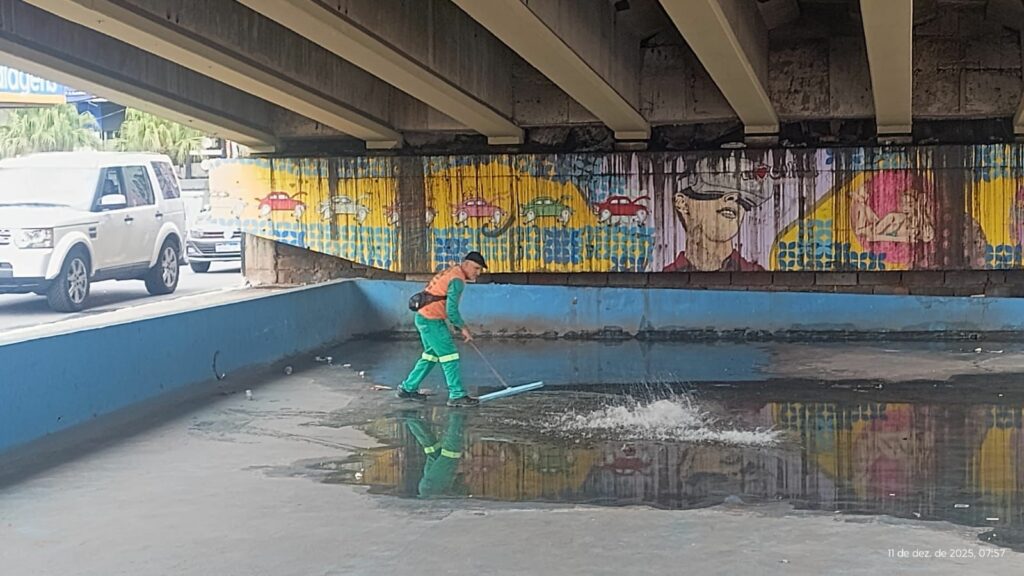 Comurg revitaliza fontes e espelhos d’água e faz manutenção de drenagem para prevenir alagamentos em Goiânia