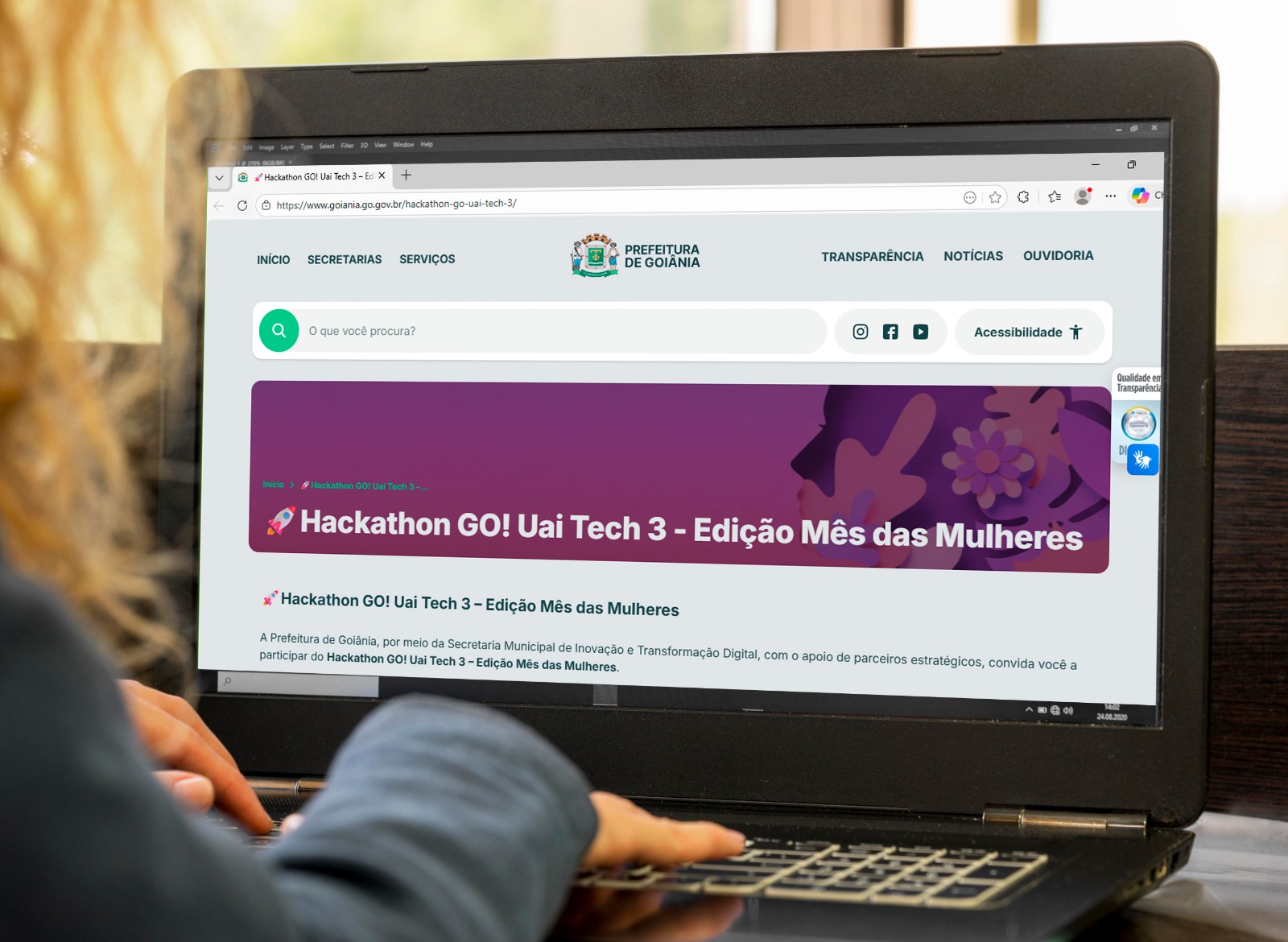 Goiânia abre inscrições para Hackathon GO! Uai Tech em homenagem ao Mês das Mulheres até 11 de março. Goiânia abre inscrições para Hackathon GO! Uai Tech em homenagem ao Mês das Mulheres até 11 de março.